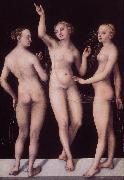 CRANACH, Lucas the Elder The Three Graces dg USA oil painting reproduction